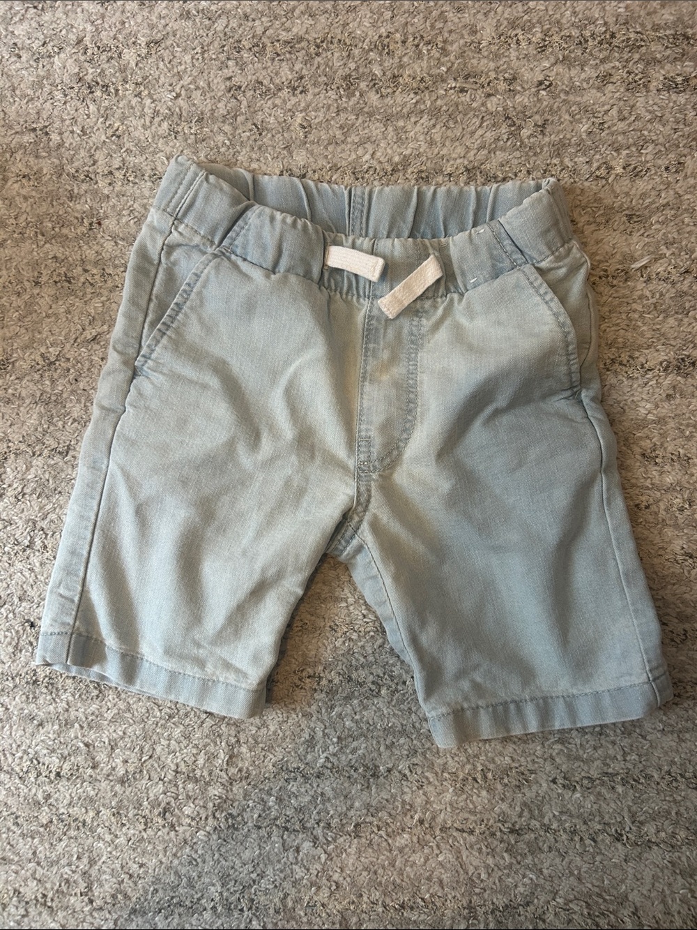 H&M Boys Easy Pull Up Denim Shorts Size 5T